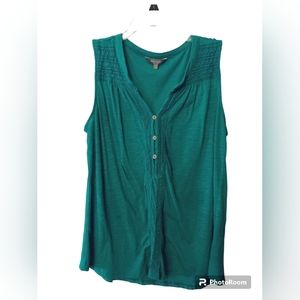 Daisy fuentes tank top teal - XL